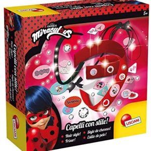 Lisciani - Miraculous Ladybug - Pocket Bijoux Crea tus Joyas - Juego creativo para niñas a partir de 5 años (66131) (Modelo aleatorio entre 3 versiones)
