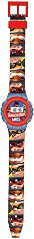 Kids Licensing |Reloj Digital para Niños | Reloj Lady Bug |Diseño Estampado |Reloj Infantil Resistente | Reloj de Pulsera Infantil Ajustable| Bisel Reforzado | Reloj de Aprendizaje | Licencia Oficial