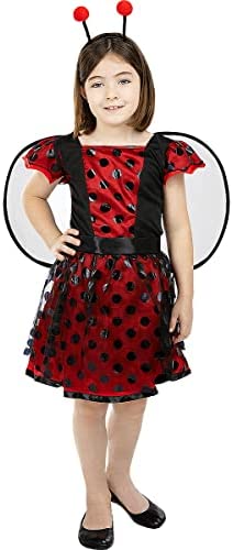 Funidelia | Disfraz de Mariquita para niña ▶ Animales, Insectos, Ladybug - Disfraz para niños y divertidos accesorios para Fiestas, Carnaval y Halloween - Rojo