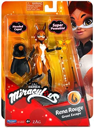 Miraculous P50404X Tales of Ladybug & Cat Noir-Small Rena Rouge Doll (12 cm) con Accesorios (bandai), Multicolor