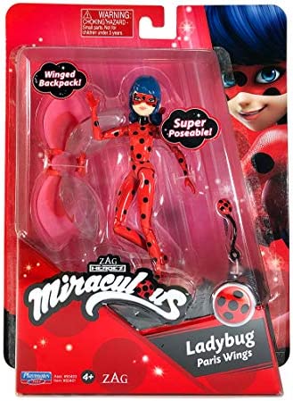 Miraculous: Tales of Ladybug & Cat Noir - Muñeca pequeña Ladybug (12 cm) con Accesorios (Bandai)