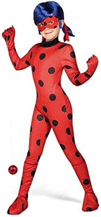 VIVING COSTUMES / JUINSA Disfraz Ladybug Miraculous niña - 4-5 años (100-110 cm)