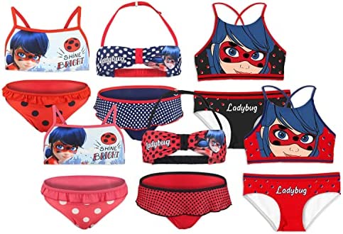 Miraculous Ladybug - Niña - Traje de baño bikini 2 piezas playa piscina - Licencia oficial