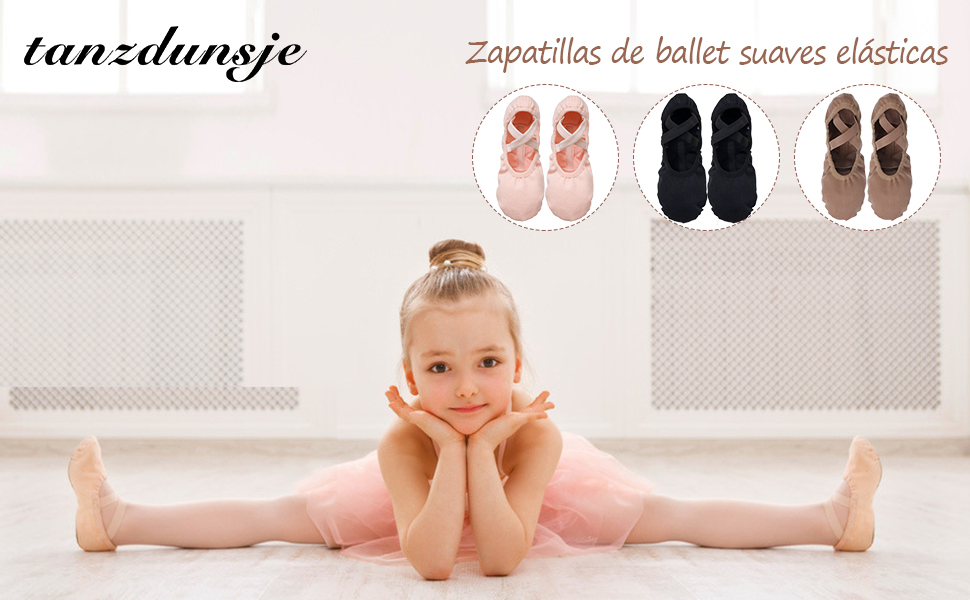 Zapatos de Ballet para niñas y Mujeres