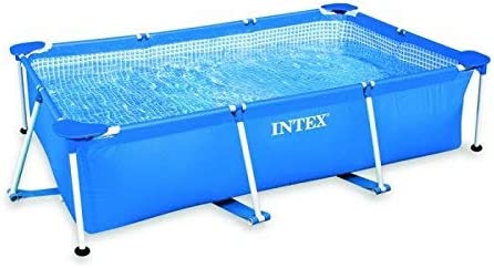 Intex - Kit de Piscina Rectangular, Azul, 3800 l, 300 x 200 x 75 cm