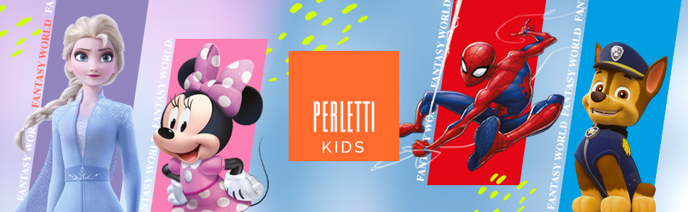 Colección Perletti Kids con los personajes más populares entre los niños