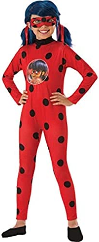 Rubies - Disfraz oficial Tikky Ladybug con accesorios en panoplia, 155137M, rojo