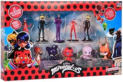 Bizak Miraculous Lady Bug - Pack Deluxe con 12 Figuras Toppers_Rena Rouge (64112080)