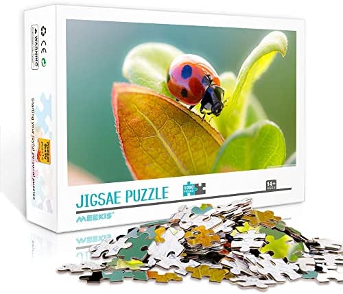 1000 Piezas de Rompecabezas para Adultos Ladybug Jigsaw Puzzle Juego Alivio del estrés y Regalos 75x50cm Puzzle para Adultos 1000 Piezas