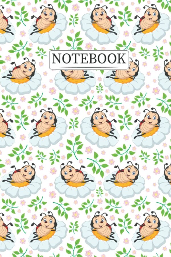 Ladybug Notebook: Ladybug Lovers Blank Lined Journal Notebook for Women, Girls, and Kids