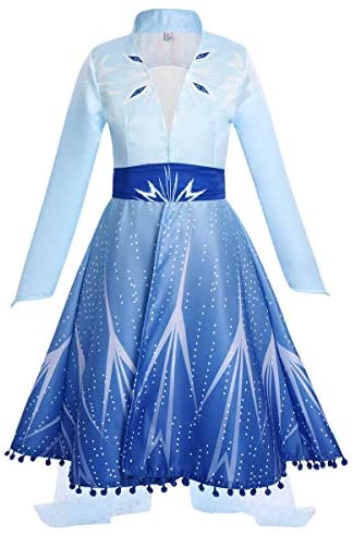 IBTOM CASTLE Disfraz de princesa Rapunzel, vestido largo para fiestas, cosplay, carnaval, vestido de fiesta, vestido de dama de honor, vestido de fiesta de cumpleaños, talla 98-140