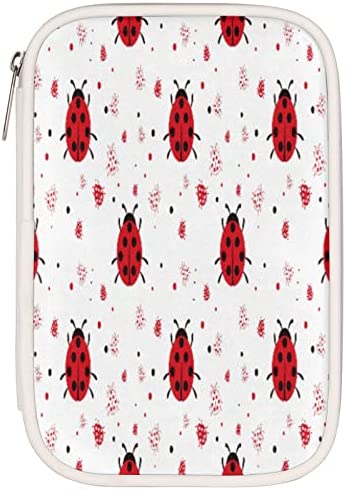 Ladybugs - Alfombra redonda con temática de animales de 36.2 pulgadas, antideslizante, alfombra para puerta delantera, para el hogar, baño, interior