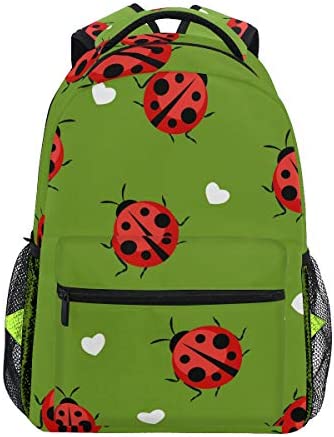 Mochila Escolar Ladybug para niños niñas niños Bolsa de Viaje Mochila