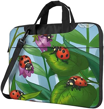Ladybug Laptop Bag 13-15.6 pulgadas, maletín para ordenador portátil con correa para el hombro para mujeres y hombres