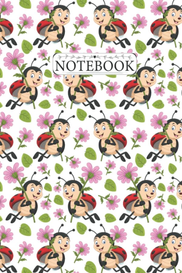 Ladybug Notebook: Ladybug Blank Lined Notebook To Write Notes Password, Notepad, To Do Lists