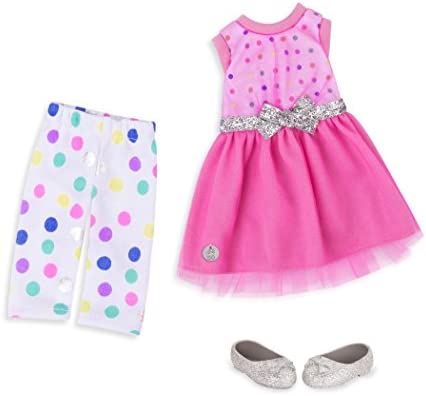 Glitter Girls- Stay Sparkly Dress and Leggings Juguete, Multicolor, 35,66 cm (BattatCo GG50106Z) , color/modelo surtido
