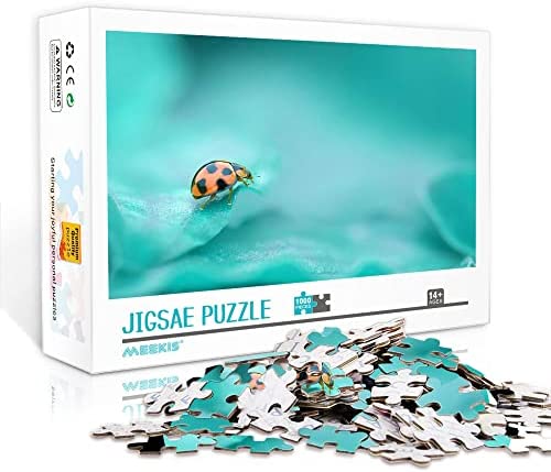 Puzzle para Adultos 1000 Piezas Ladybug Jigsaw Puzzle Challenge Juego Entretenimiento Juguete Regalo 75x50cm Puzzle para Adultos 1000 Piezas
