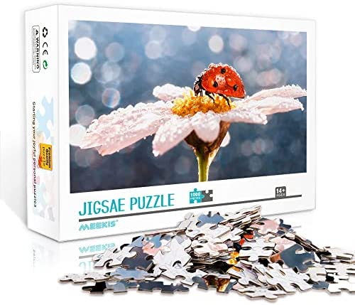 Puzzle para Adultos 1000 Piezas Ladybug Puzzle de Madera Puzzle Juego de descompresión Juguete de Regalo 75x50cm 1000 Piezas de Rompecabezas de desafío de INT