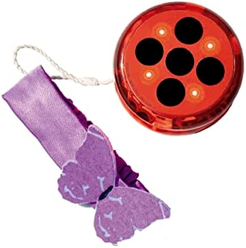 Rubies Set Accesorios Ladybug para niñas, Yo-yo con luz y pulsera, Oficial Miraculous Ladybug para Carnaval, Halloween, Cumpleaños, Regalos