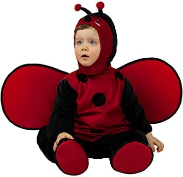 Funidelia | Disfraz de Mariquita para bebé ▶ Animales, Insectos, Ladybug - Disfraz para niños y divertidos accesorios para Fiestas, Carnaval y Halloween - Rojo