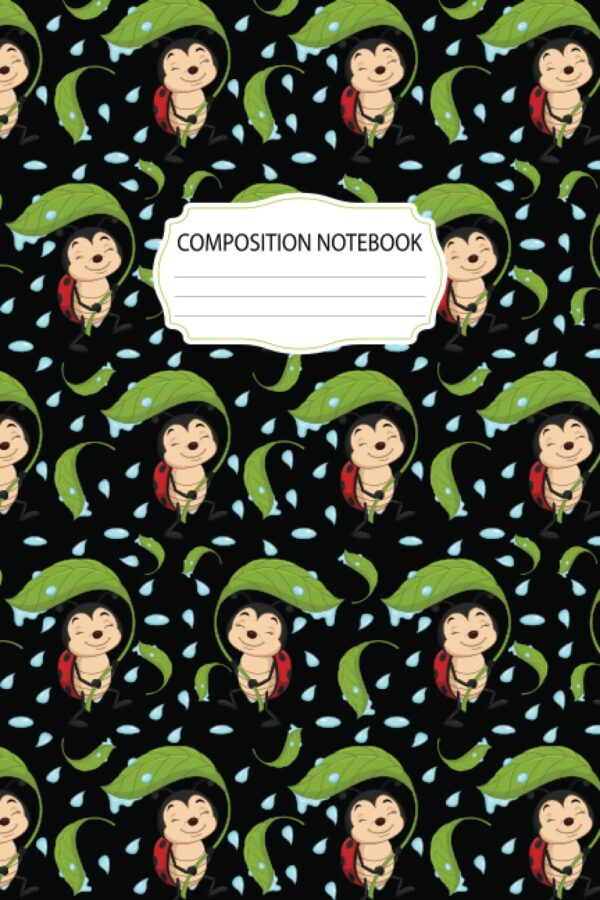 Ladybug Composition Notebook: Ladybug Blank Lined Composition Notebook To Write Notes Password, Notepad, To Do Lists
