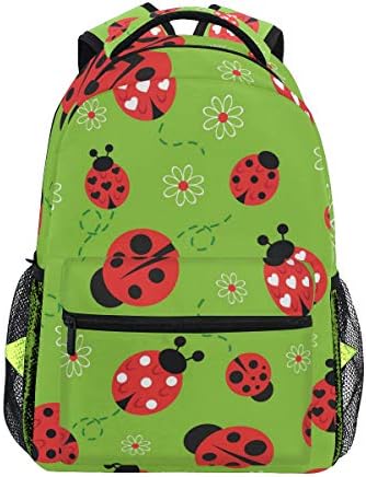 Mochila Escolar Ladybug para niños niñas niños Bolsa de Viaje Mochila