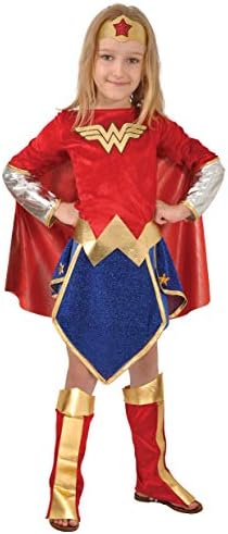 Wonder Woman disfraz niña original DC Comics (Talla 5-7 años)