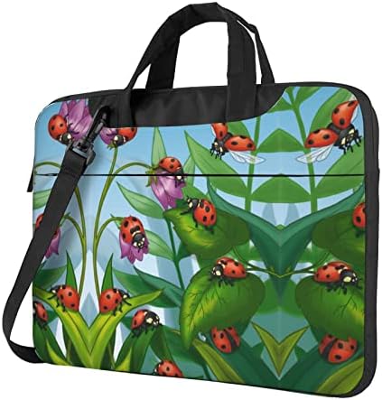 Dexnel Ladybug Tote 15.6 pulgadas Laptop Computer Bag,Durable Office Bag Carry On Laptop Case For Computer/Notebook