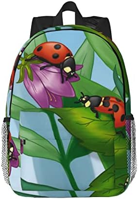 PartyUnix Ladybug - Bolsa de hombro ligera de 15 pulgadas, ligera y fácil de llevar, adecuada para salir, aprendizaje de oficina y uso asequible, Negro -, Talla única