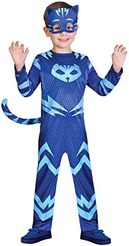 amscan PJMASQUES YOYO-Catboy Disguisment, 9902954, Azul, 7/8 años
