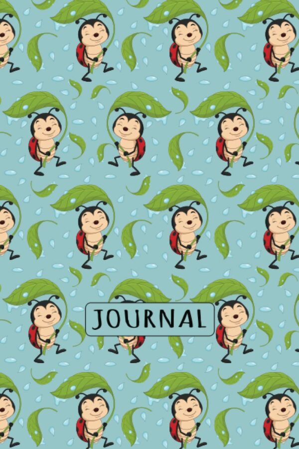 Ladybug Journal: Ladybug Blank Lined Journal Notebook To Write Notes Password, Notepad, To Do Lists