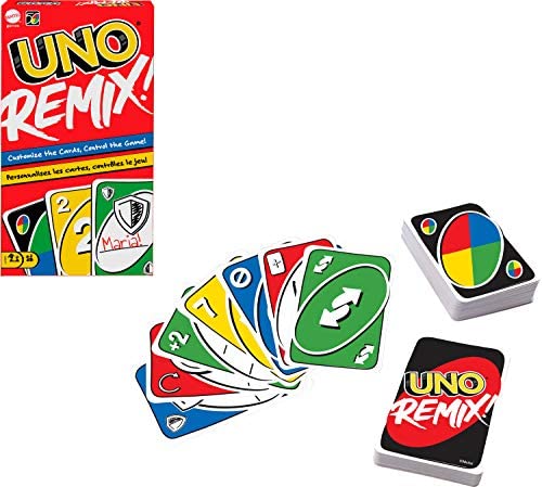 Mattel Games Juego de cartas UNO Remix (Mattel GXD71), 7 años y más