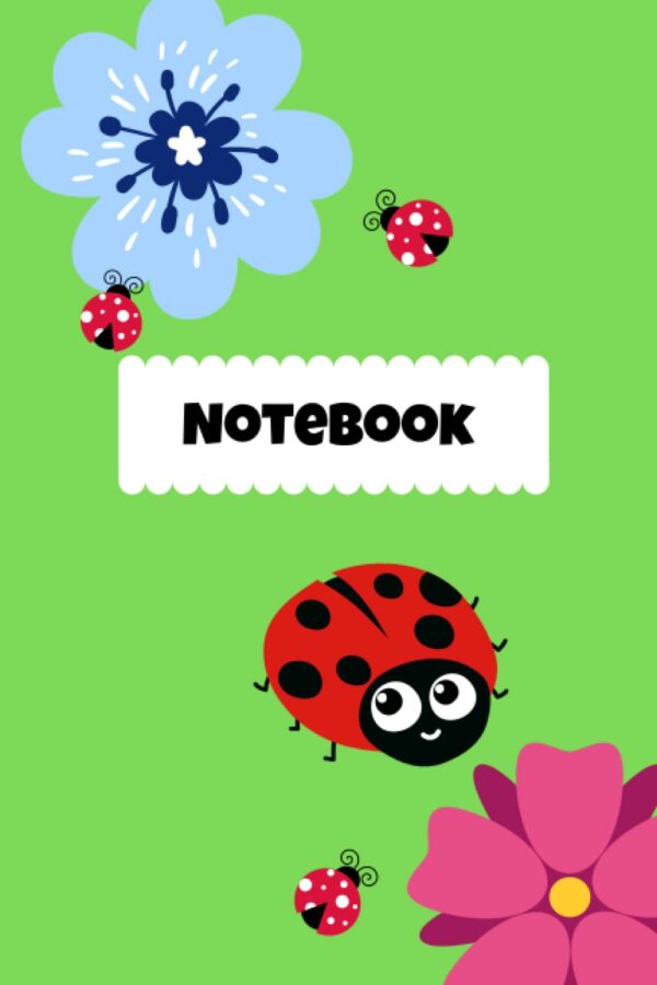 LadyBug Notebook: Cheerful LadyBug Notebook/Journal