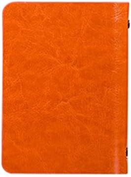 SkadMan Naranja A7 Flojo-Hoja Cuaderno Cuaderno Cubierta de Cuero Diario de Negocios Planeador Planificador Nota Libro Agenda Organizador Regalos