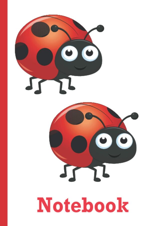 ladybug Notebook: ladybug Notebook Wide Ruled,Lined Paper Notebook for School, Students,Gift for Kids, Boys, Girls,ladybug lover